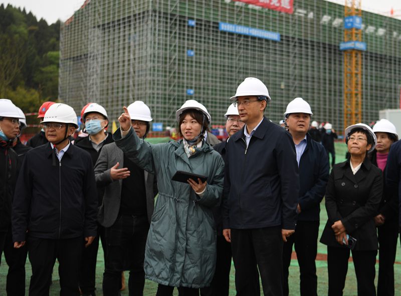 黄强在天府国际艺术城美术学院校区调研时强调 秉承百年匠心科学规划建设 倾力打造公园城市里的山水美院「相关图片」
