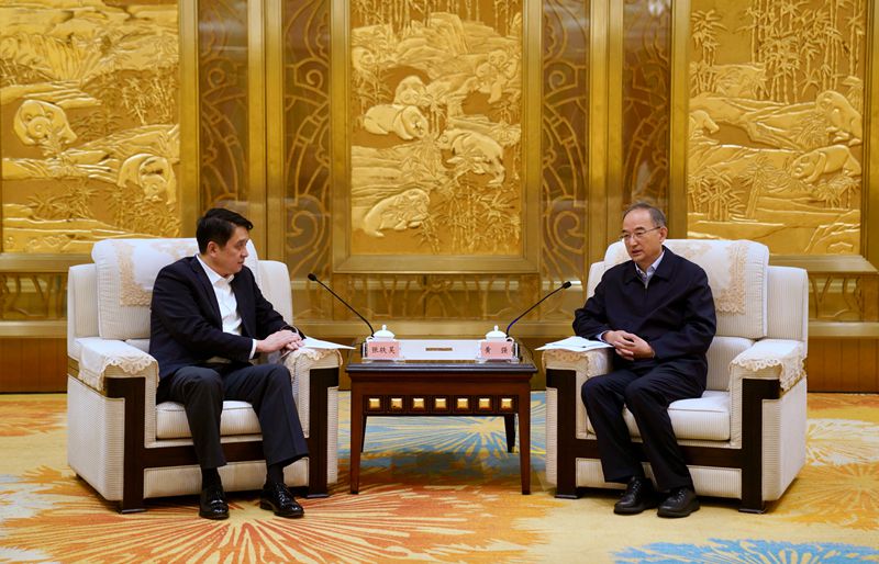黄强会见GE医疗全球执行副总裁张轶昊「相关图片」