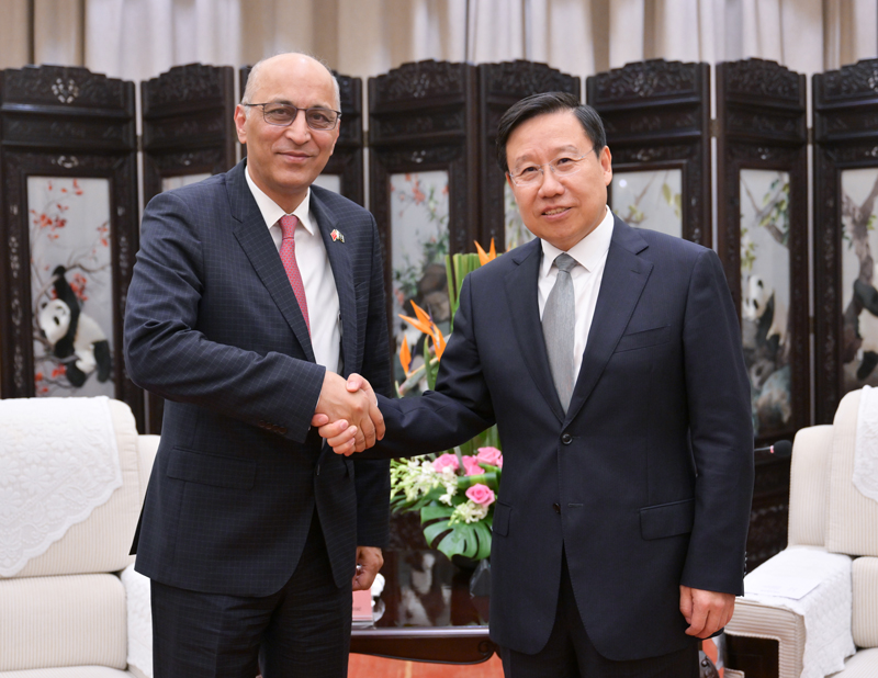 王晓晖会见巴基斯坦驻华大使莫因·哈克「相关图片」