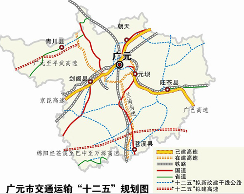 蜀道之变看广元